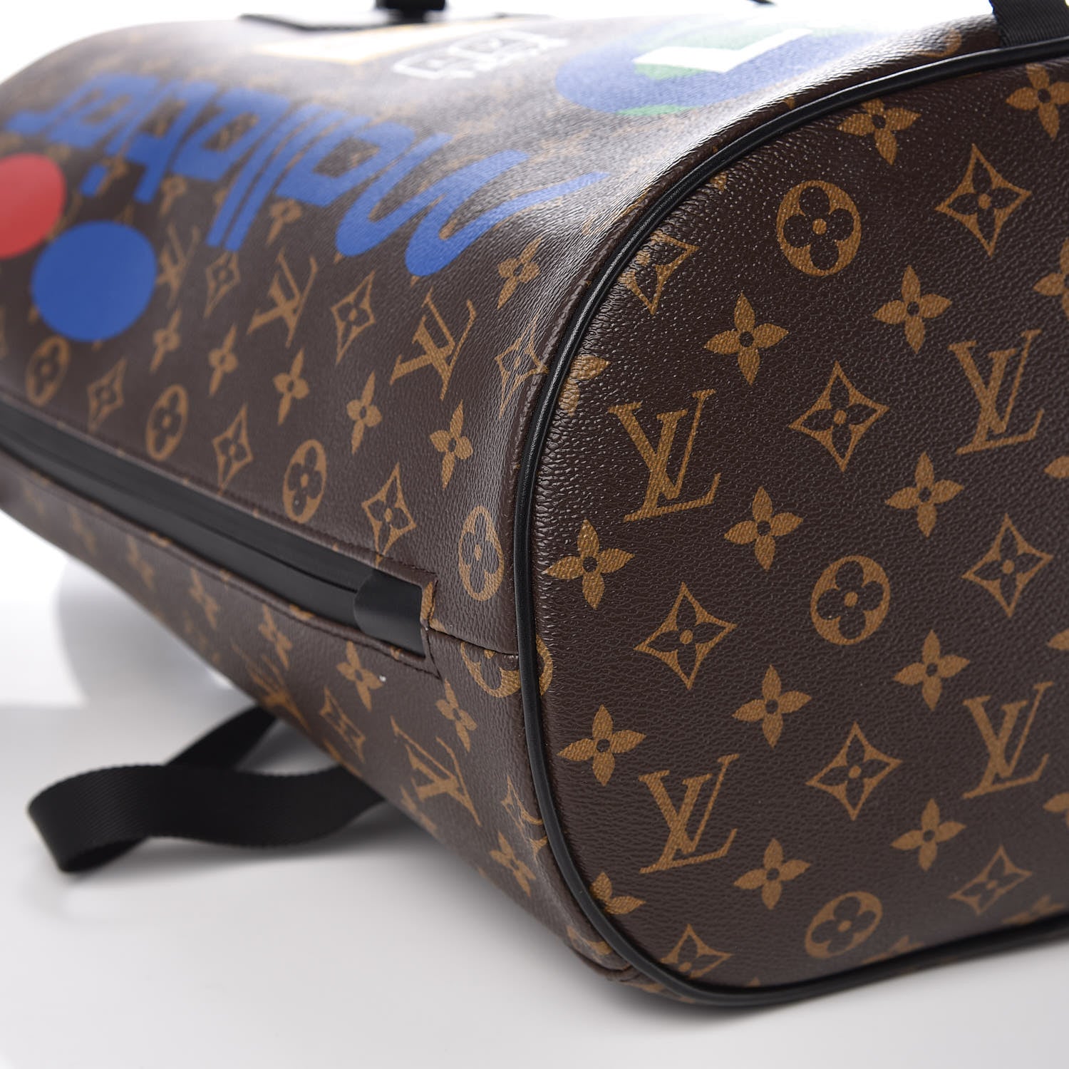 Louis Vuitton Monogram Chalk Backpack Marron 5 of 9