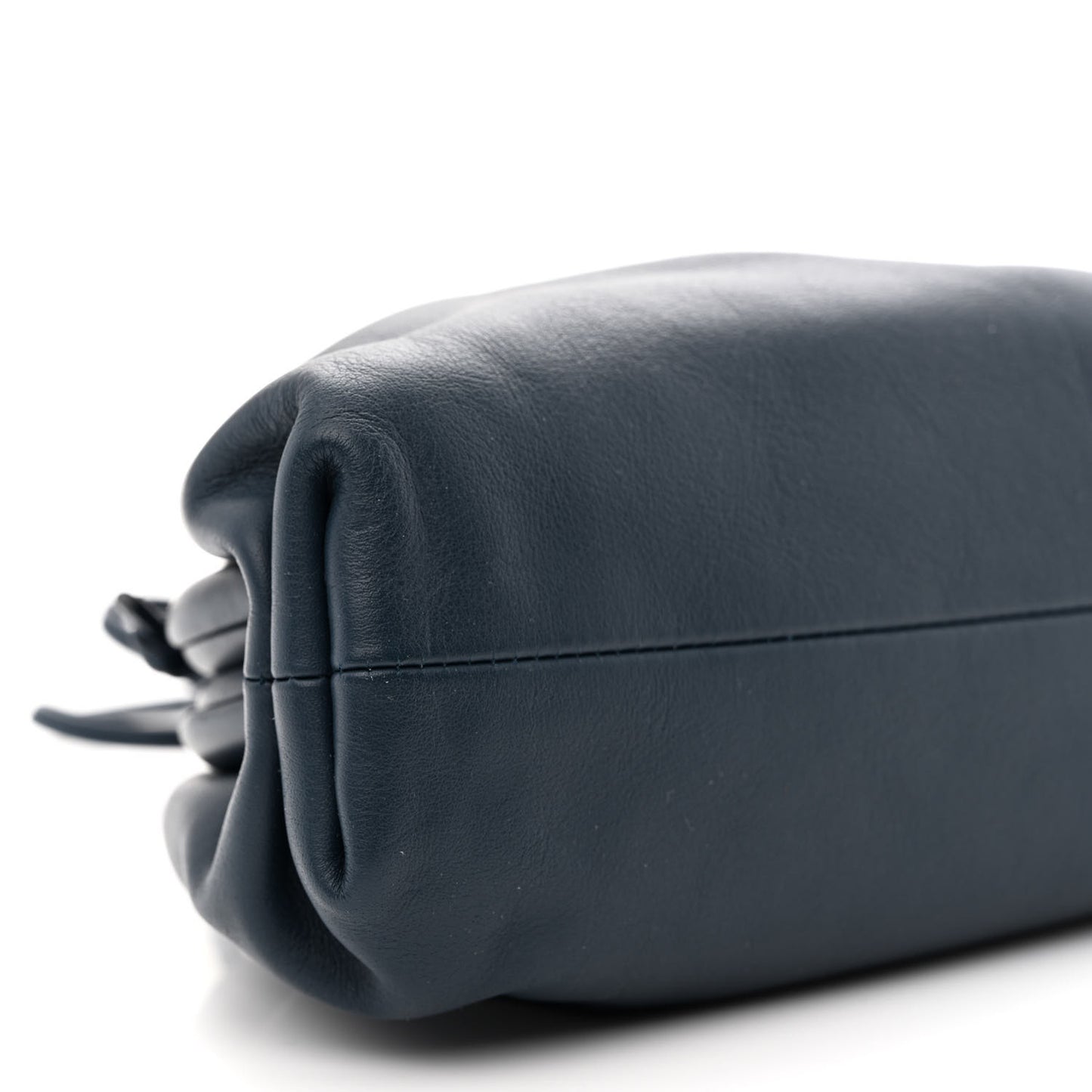 Butter Calfskin The Mini Pouch Deep Blue
