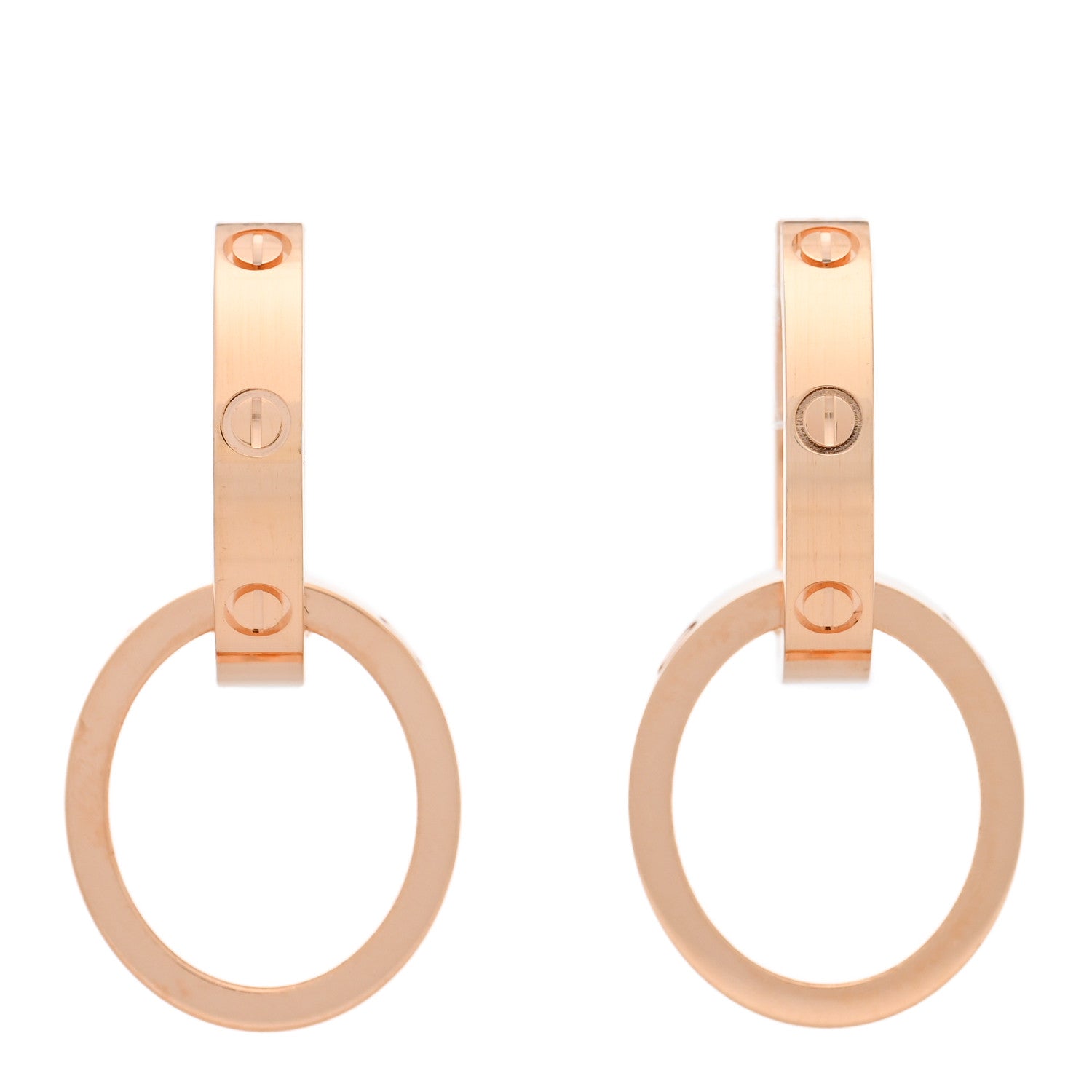 Cartier 18K Pink Gold LOVE Multiwear Earrings 1 of 5