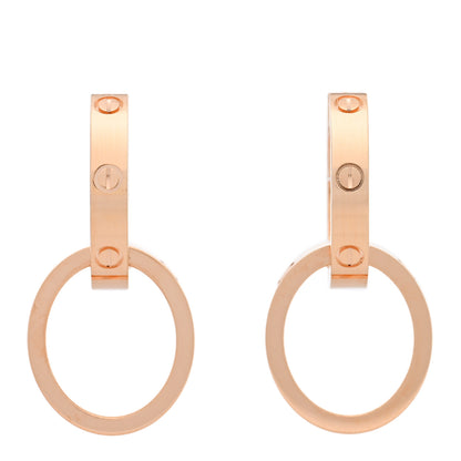 Cartier 18K Pink Gold LOVE Multiwear Earrings 1 of 5