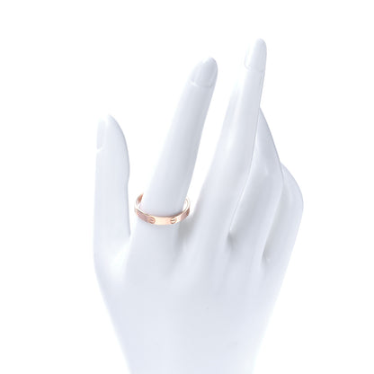 Cartier 18K Pink Gold 3.5mm LOVE Wedding Band Ring 63 10.25 2 of 5