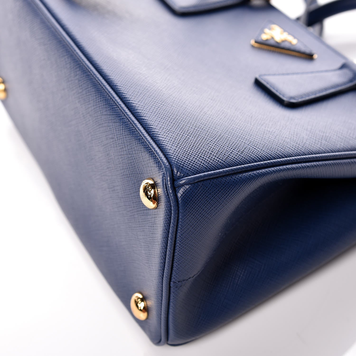 Prada Saffiano Lux Small Galleria Double Zip Tote Bluette 11 of 14