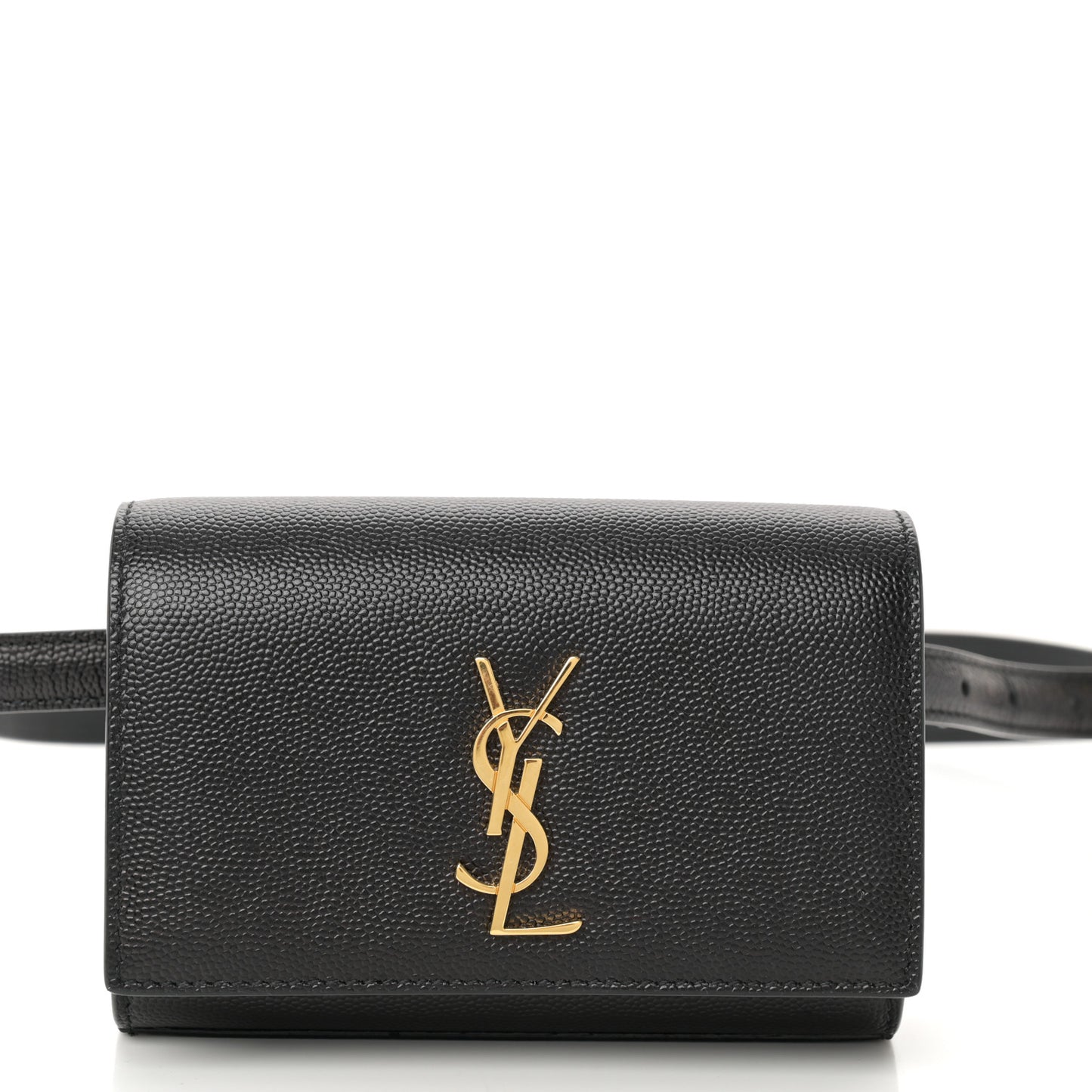 Grain De Poudre Monogram Kate Belt Bag Black