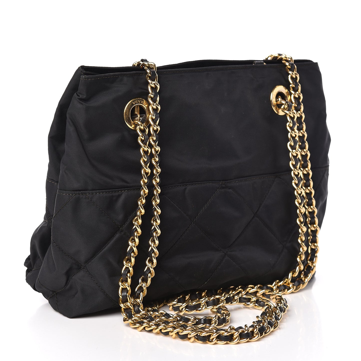 Tessuto Nylon Quilted Impunturado Bag Black