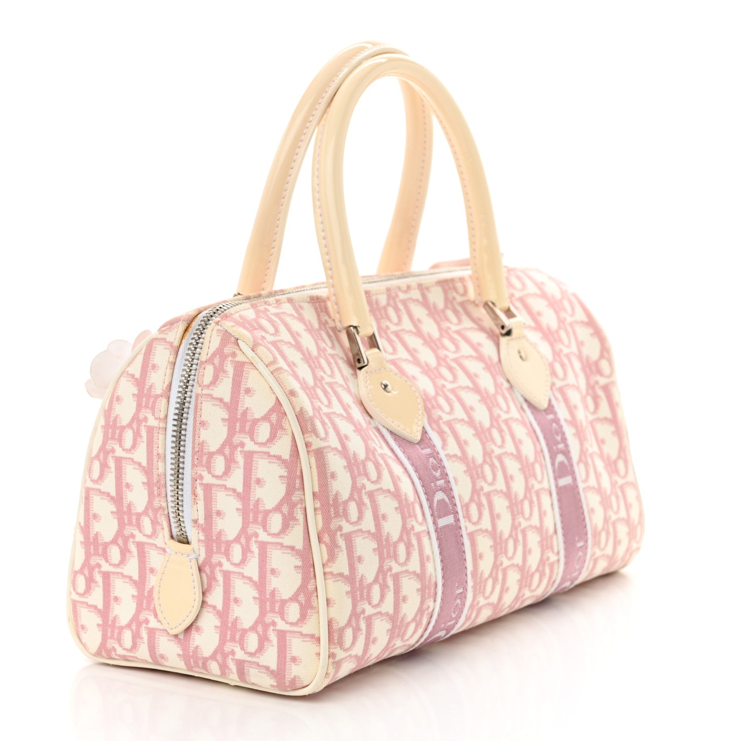 Christian Dior Monogram Girly Boston Pink 3 of 15