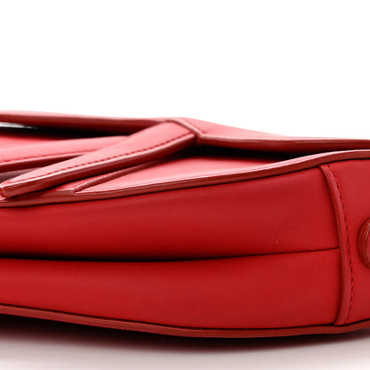 Christian Dior Ultra Matte Calfskin Mini Saddle Bag Red 10 of 10