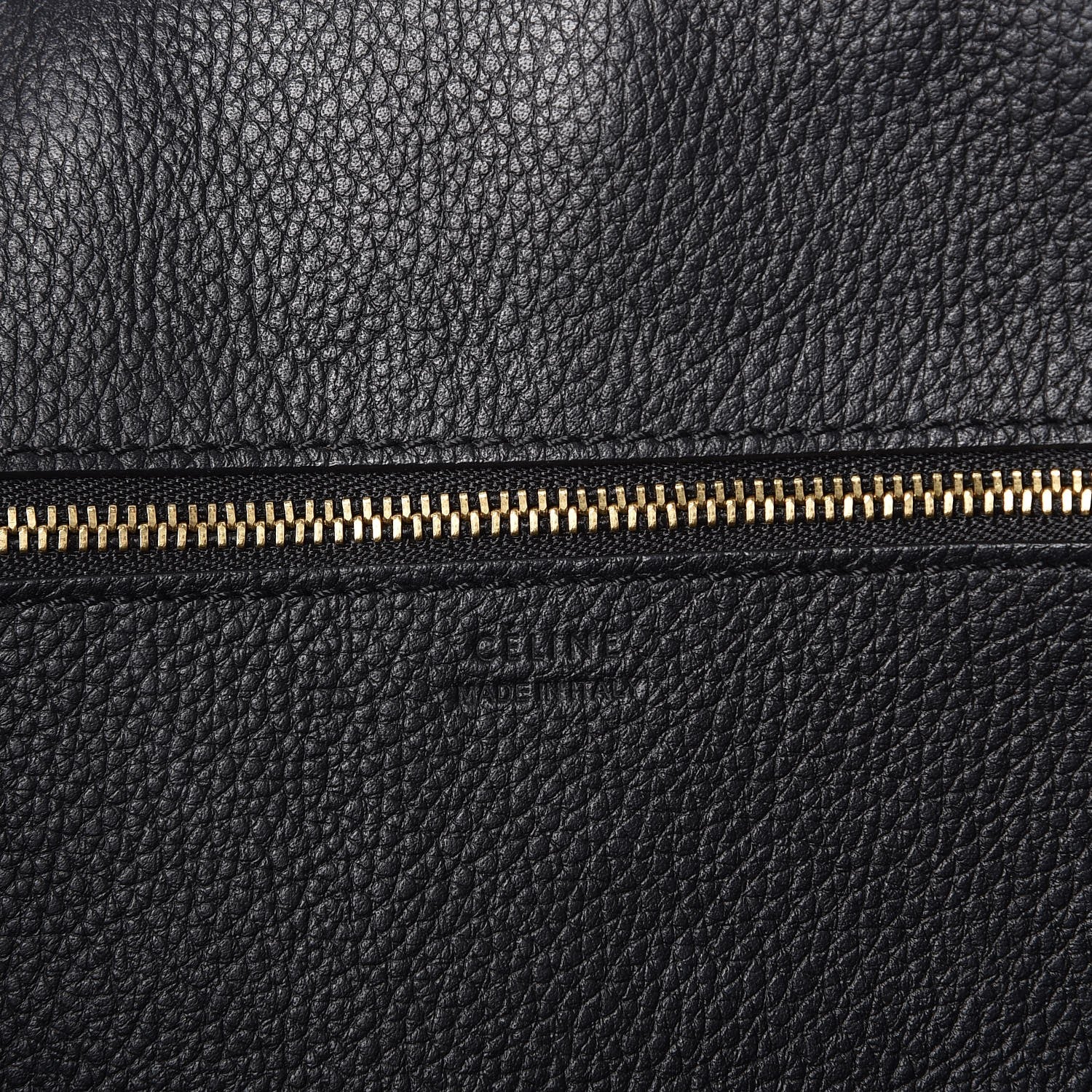 Celine Crisped Calfskin Small Tie Knot Tote Black 6 of 9