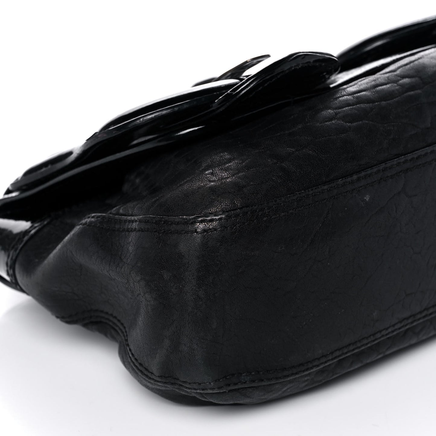 Nappa Patent B Bag Black