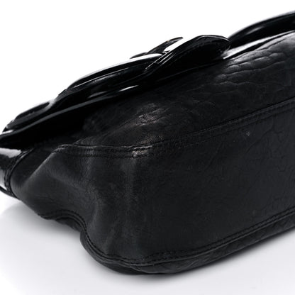 Fendi Nappa Patent B Bag Black 5 of 14