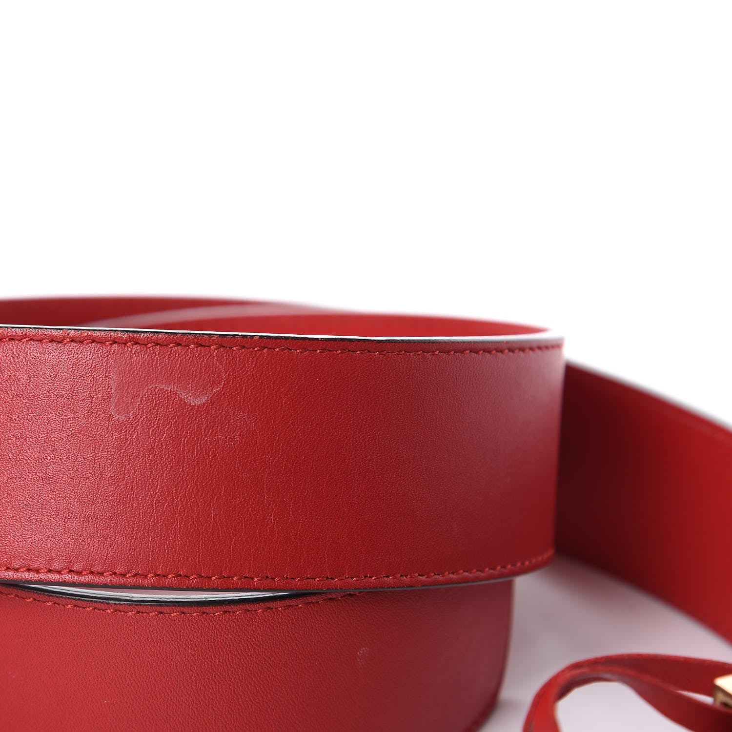 Gucci Moon Calfskin Torchon Double G 40mm Belt 85 34 Hibiscus Red 11 of 12