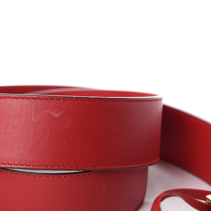Gucci Moon Calfskin Torchon Double G 40mm Belt 85 34 Hibiscus Red 11 of 12