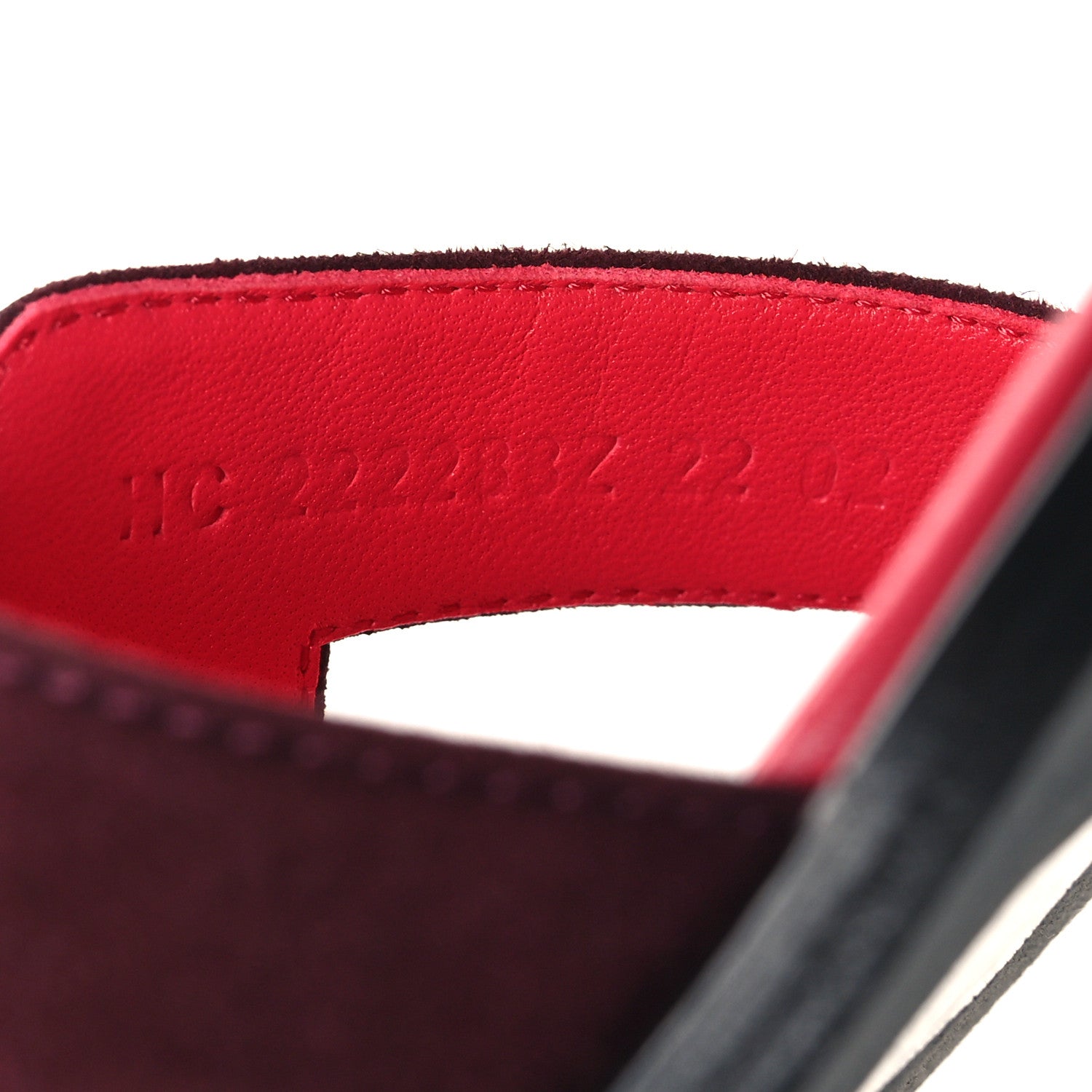 Hermes Suede Goatskin Oran Sandals 35.5 Rose Rouge Marsala 6 of 9