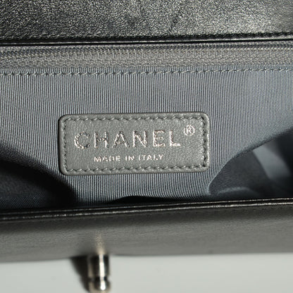 Chanel Calfskin Quilted New Medium Boy Flap Black 20 of 25