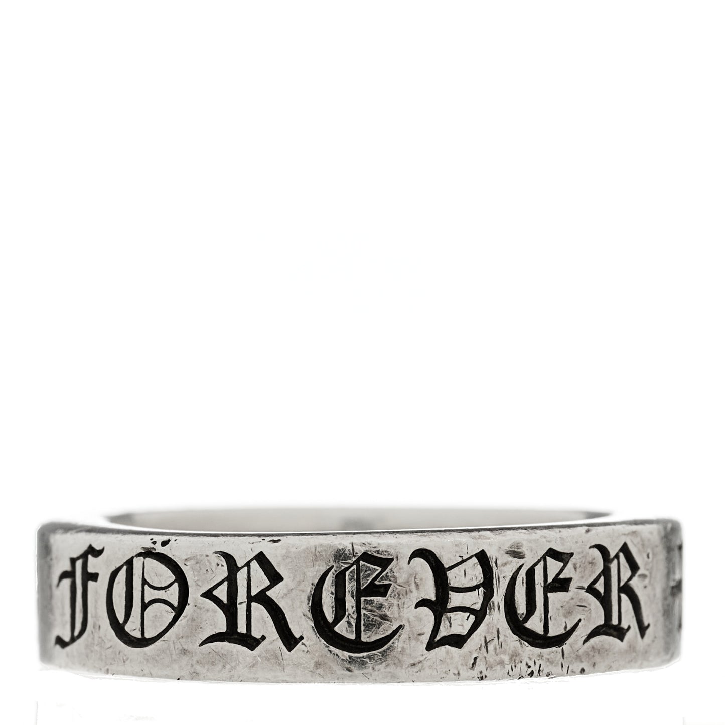 Sterling Silver Cross CH Forever Spacer Ring 61 9.5