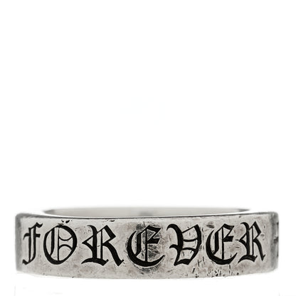 Chrome Hearts Sterling Silver Cross CH Forever Spacer Ring 61 9.5 1 of 5
