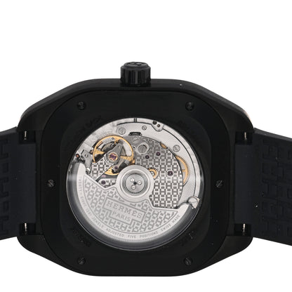 Hermes Graphene Nickel Rubber 39mm H08 Automatic Watch Noir 4 of 5