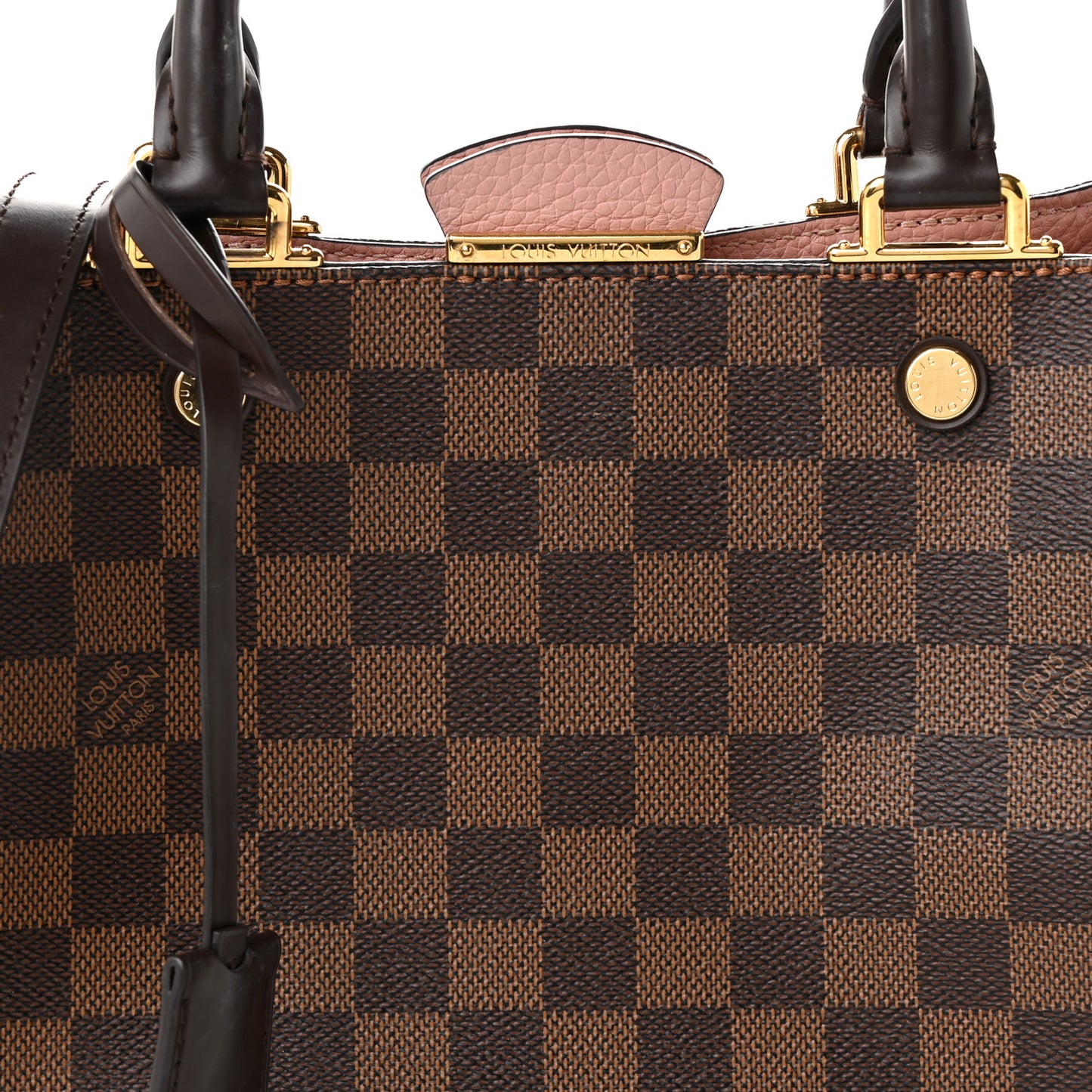 Damier Ebene Cuir Taurillon Brittany Magnolia