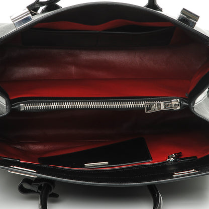 Prada Saffiano Cuir Twin Tote Nero Black 5 of 7