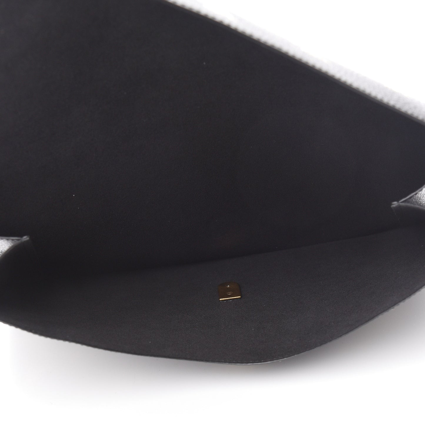 Grained Calfskin Bee Star Portfolio Black