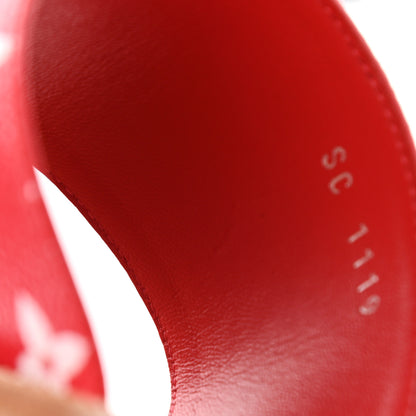 Louis Vuitton Monogram Escale Palma Sandals 37.5 Rouge 10 of 10