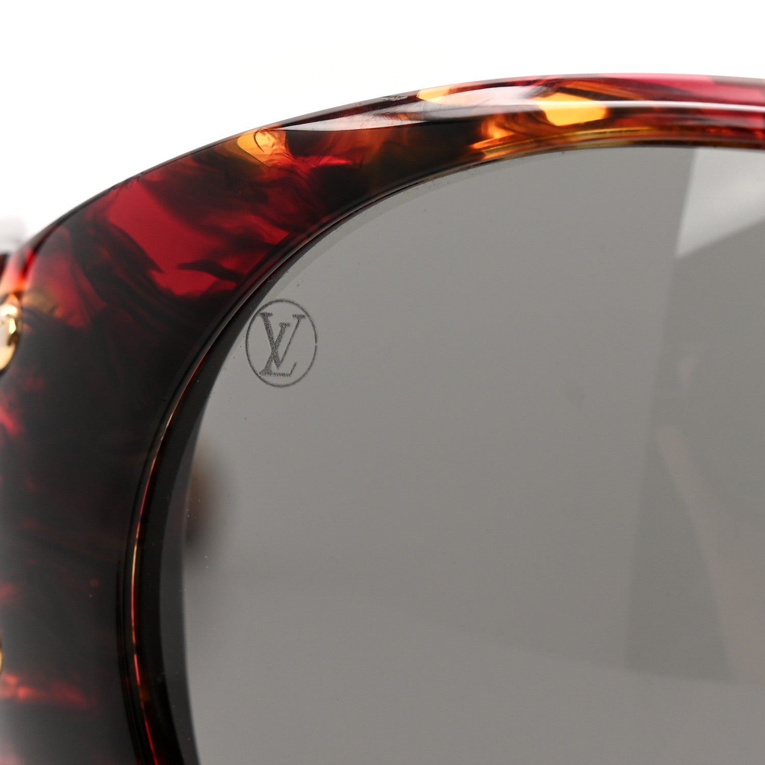 Louis Vuitton Acetate Studded Sunglasses Z1035U Dark Tortoise 7 of 8