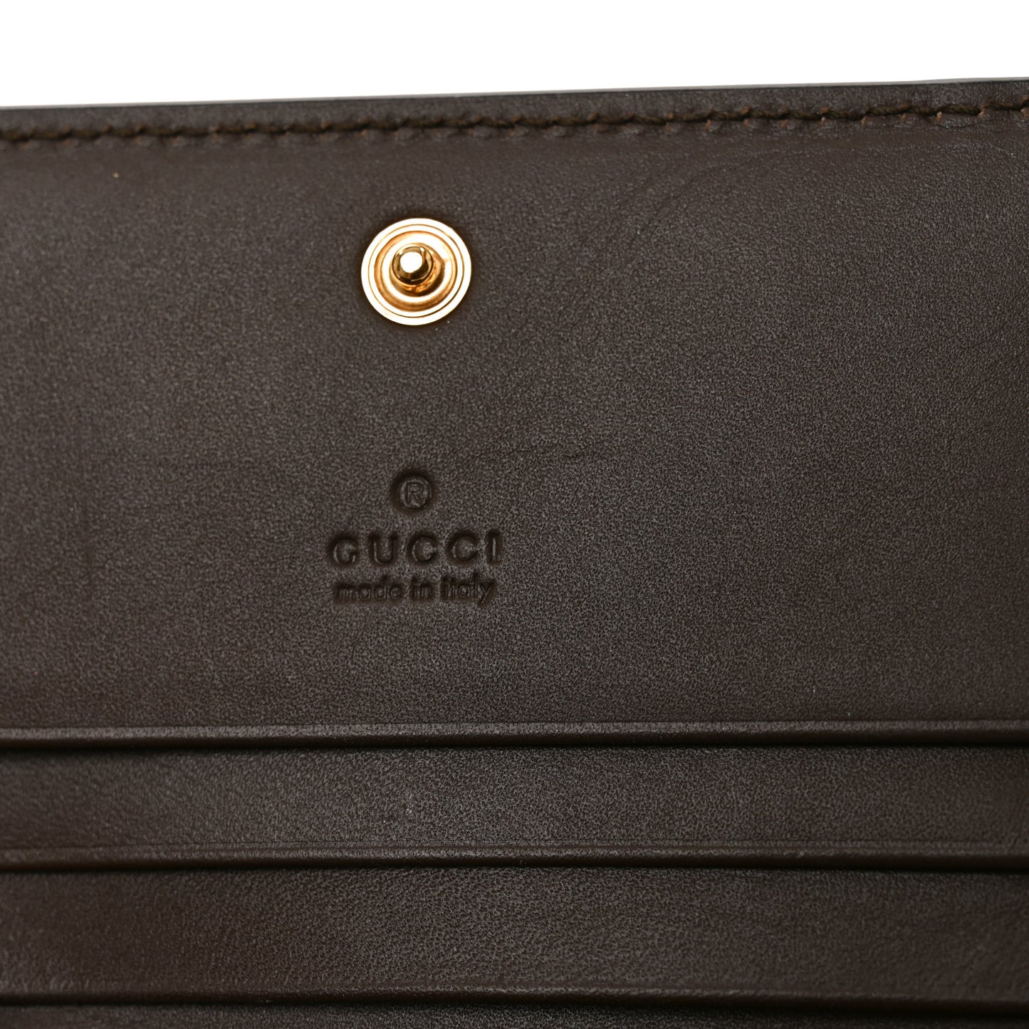 GG Supreme Monogram Card Case Beige