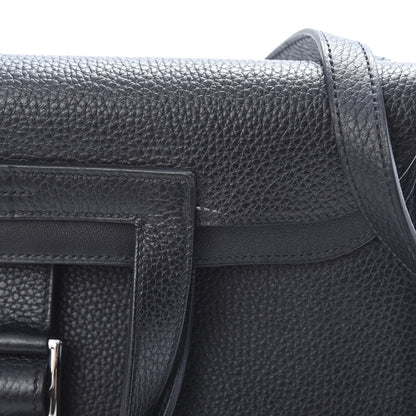 Hermes Taurillon Clemence Halzan 31 GM Black 13 of 13