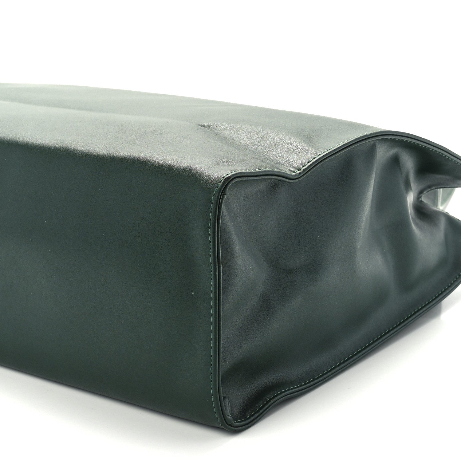 Telfar Vegan Leather Medium Shopping Bag Dark Olive 11 of 11