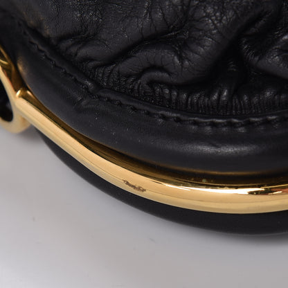 Jimmy Choo Calfskin Arad Clutch Black 11 of 11