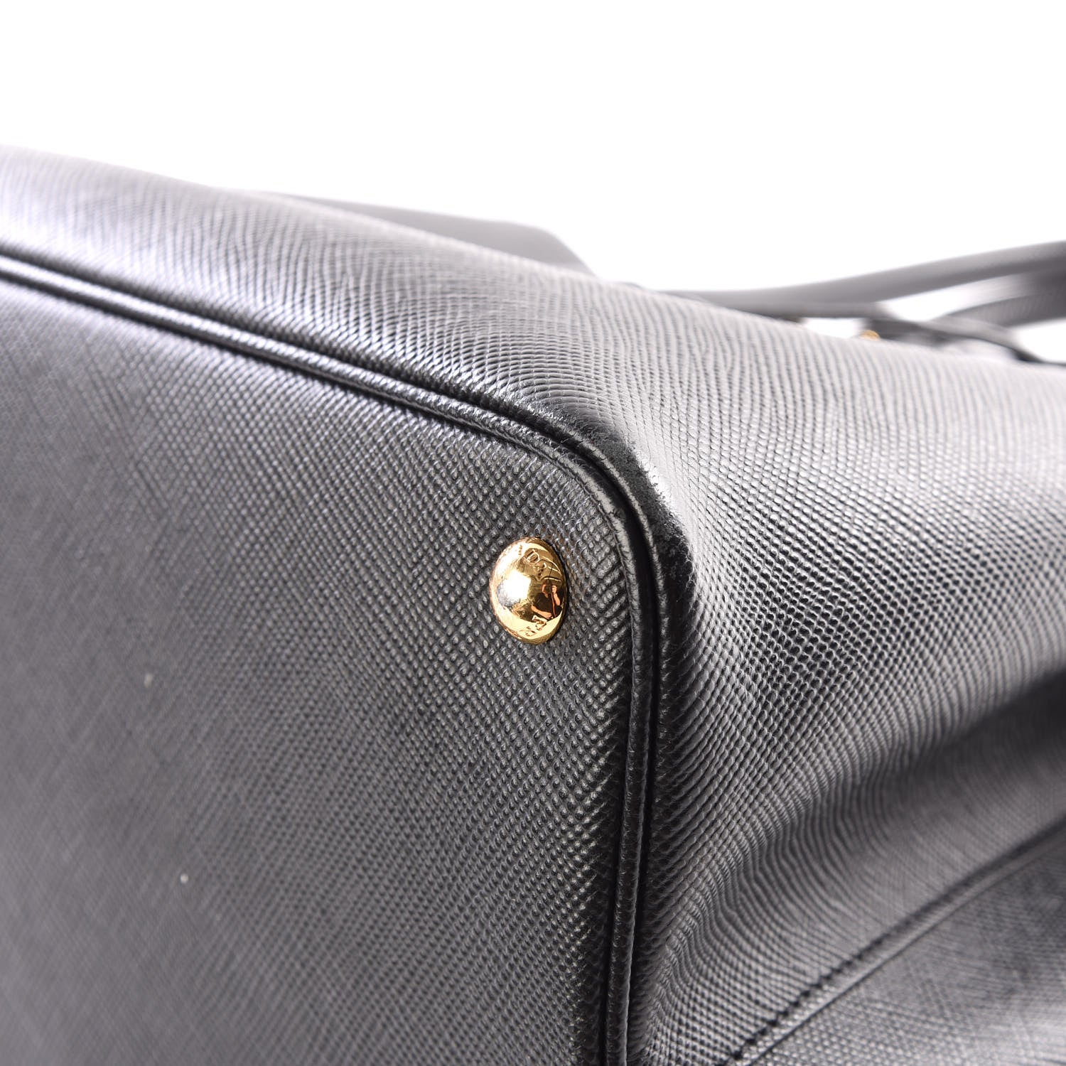 Prada Saffiano Cuir Medium Double Bag Black Mughetto 6 of 10