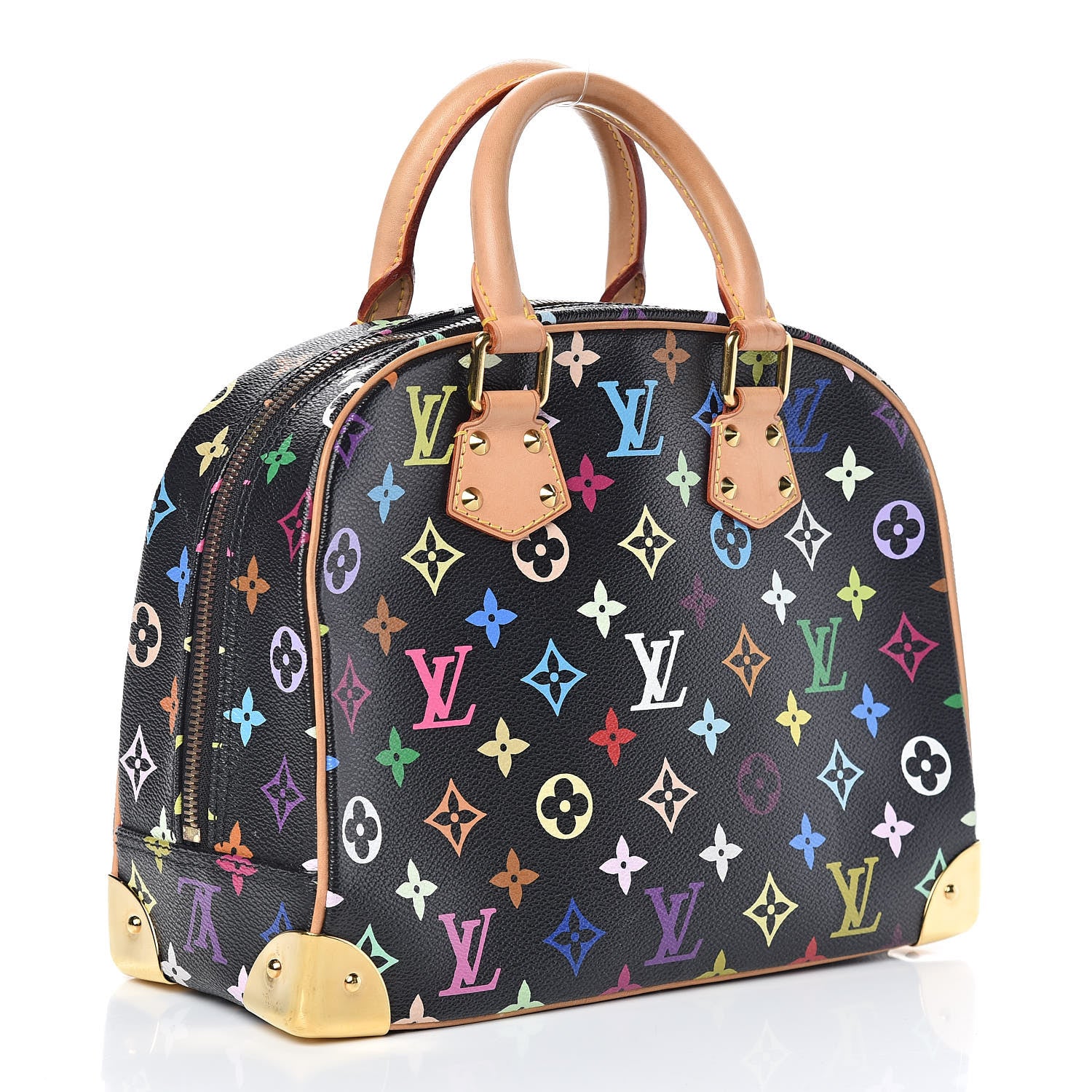 Louis Vuitton Monogram Multicolor Trouville Black 3 of 12
