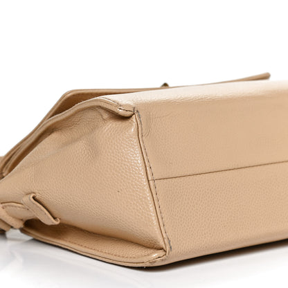 Chanel Caviar Mini Mademoiselle Flap Shoulder Bag Beige 9 of 10