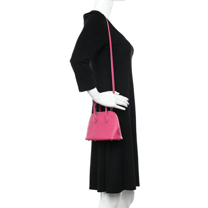 Hermes Chevre Mysore Mini 1923 Bolide Rose D'Ete Rose Shocking 2 of 11