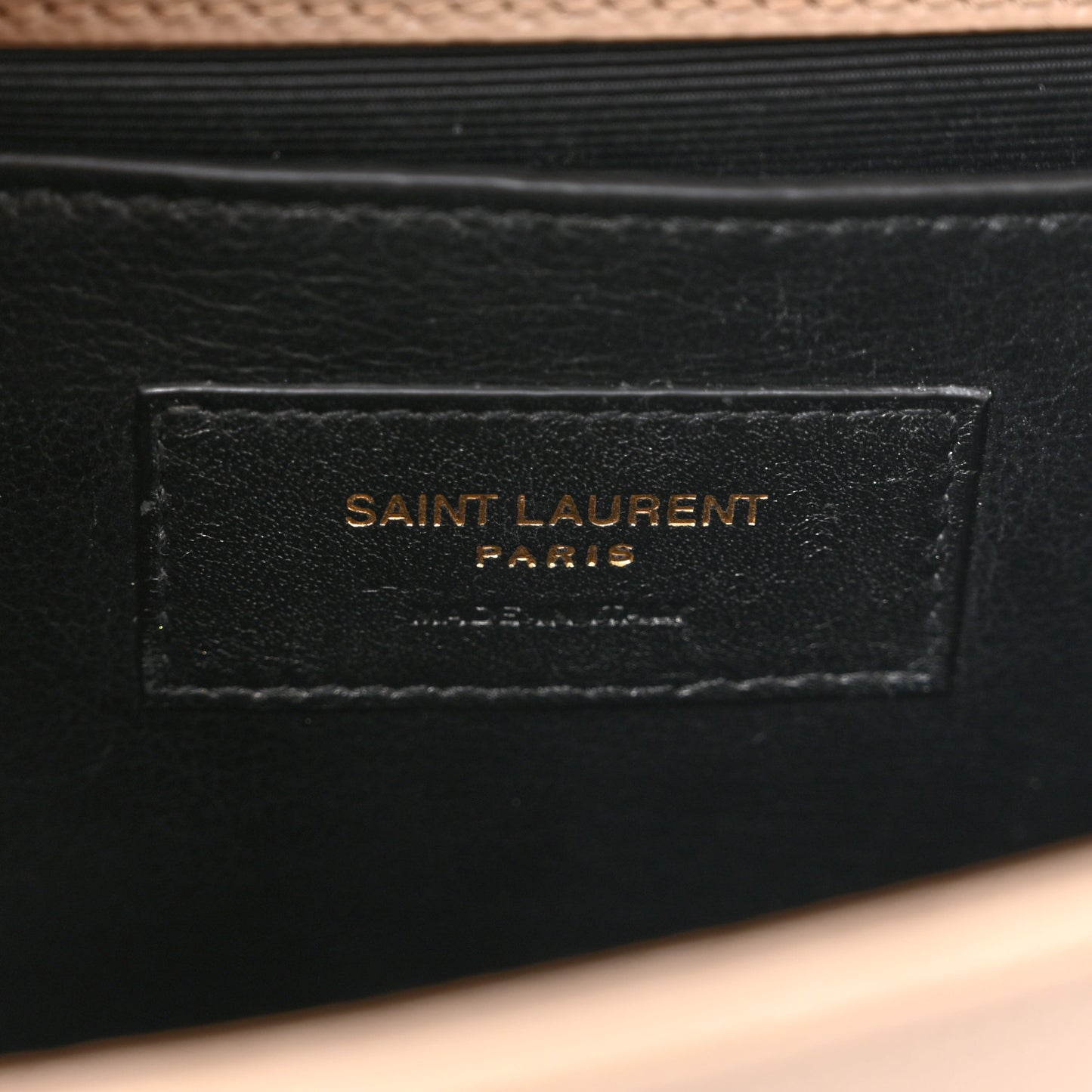 Grain De Poudre Small Monogram Kate Satchel Dark Beige