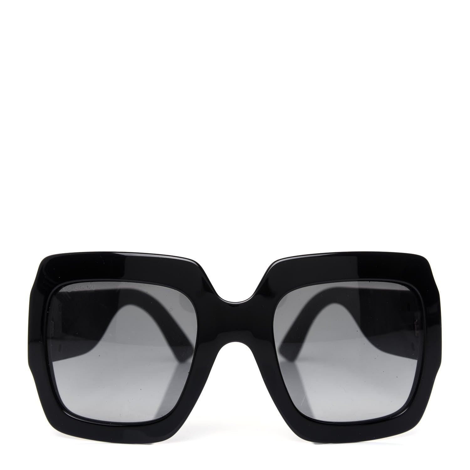 Gucci Square Frame Glitter GG0102S Sunglasses Black 2 of 7