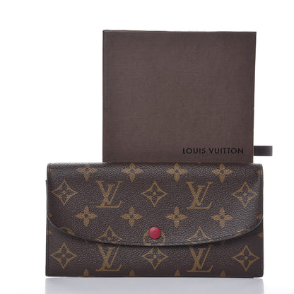Louis Vuitton Monogram Emilie Wallet Fuchsia 8 of 8
