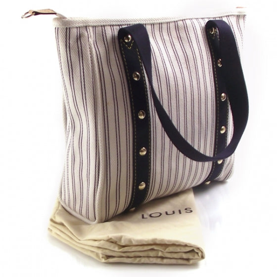 Louis Vuitton Toile Antigua Cabas MM Blue 3 of 8