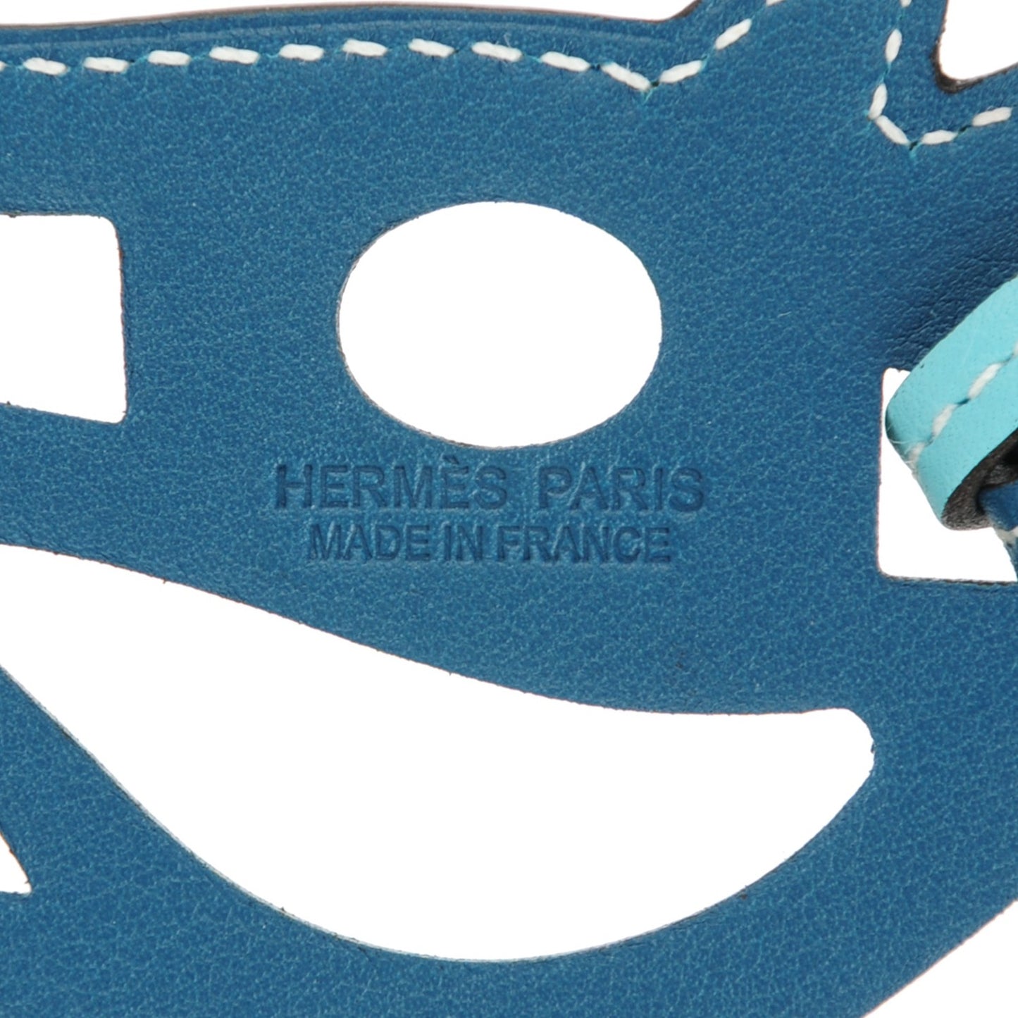 Swift Paddock Cheval Horse Bag Charm Colvert Bleu Atoll