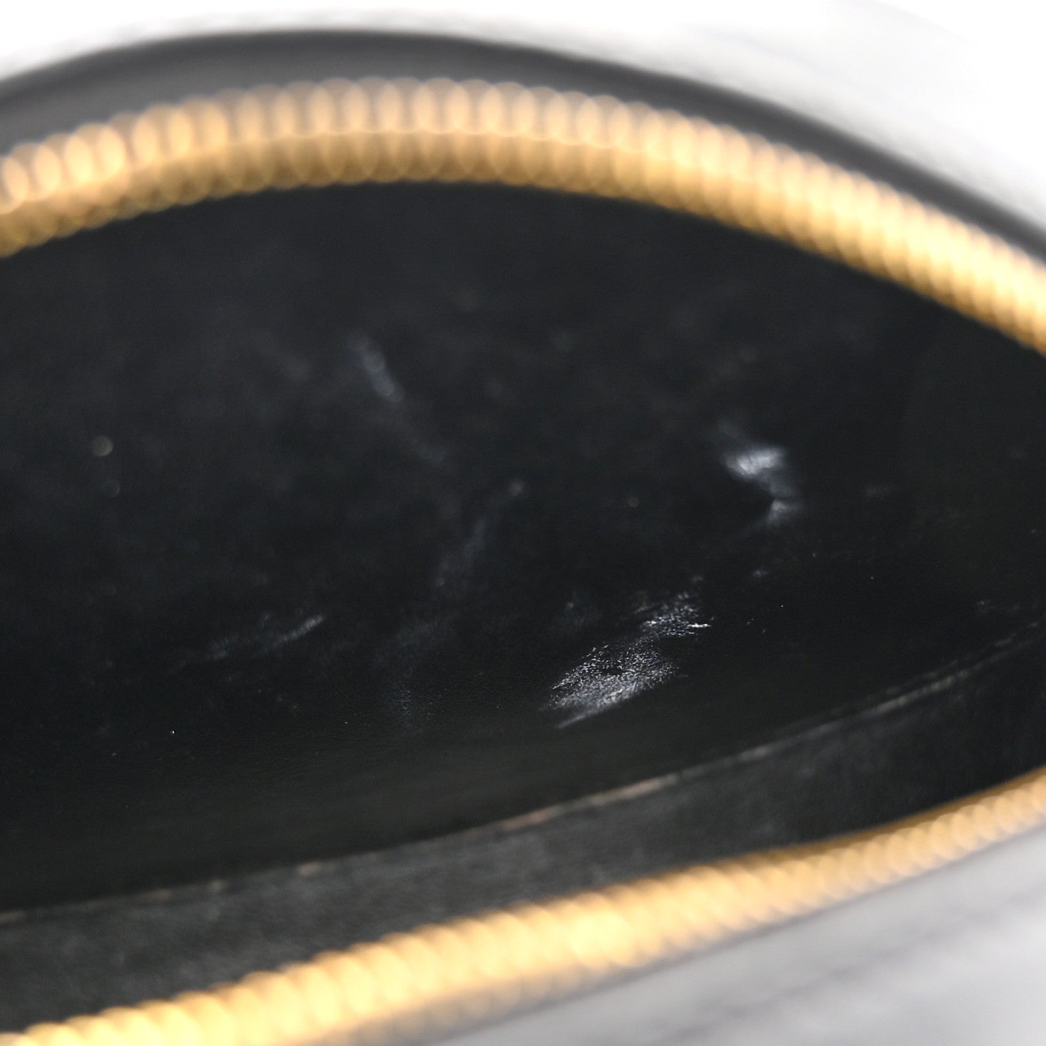 Celine Smooth Calfskin Cuir Triomphe Oval Bag Black 12 of 13