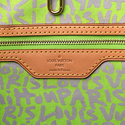 Louis Vuitton Monogram Graffiti Neverfull GM Green 6 of 14