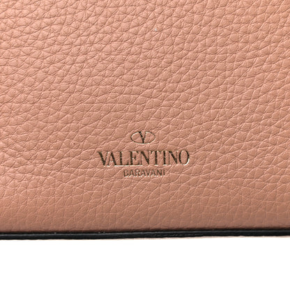Valentino Garavani Pebbled Calfskin Medium Rockstud Flip Lock Crossbody Bag Skin Sorbet 12 of 12