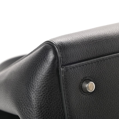 Celine Supple Calfskin Medium Edge Shoulder Bag Black 9 of 12