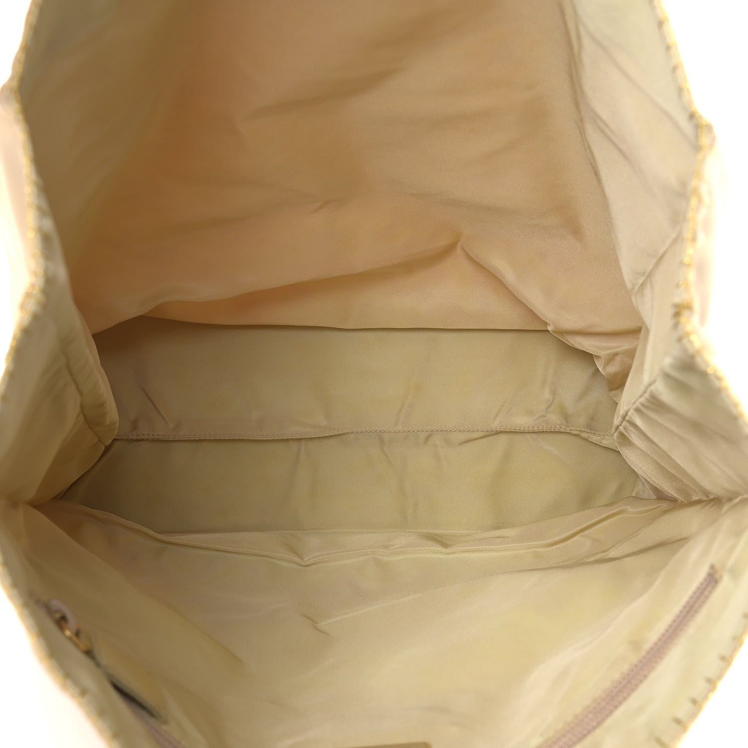 Prada Satin Raso Shoulder Bag Gold 5 of 11