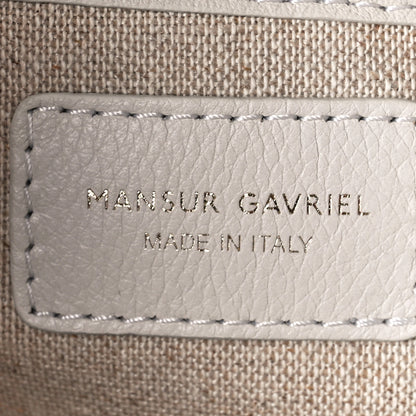 Mansur Gavriel Calfskin Mini Tulipano Bag Bianca 6 of 12