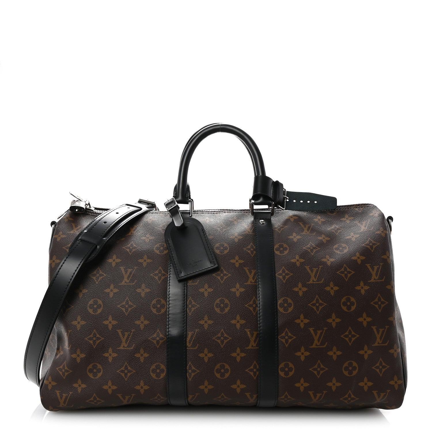 Louis Vuitton Monogram Macassar Keepall Bandouliere 45 1 of 8