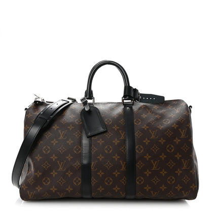 Louis Vuitton Monogram Macassar Keepall Bandouliere 45 1 of 8
