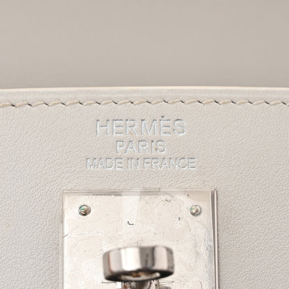Hermes Swift Lakis Kelly 35 White 6 of 13