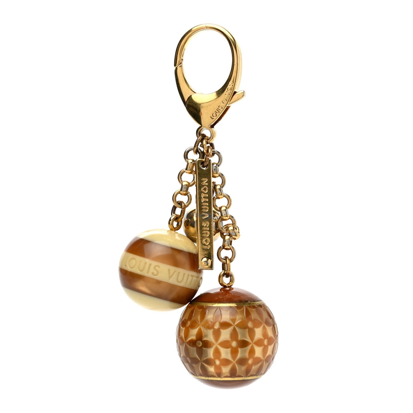 Mini Lin Croisette Bag Charm Beige