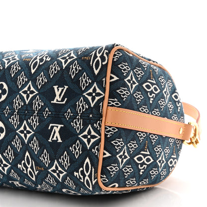 Louis Vuitton Jacquard Since 1854 Speedy Bandouliere 25 Blue 10 of 10