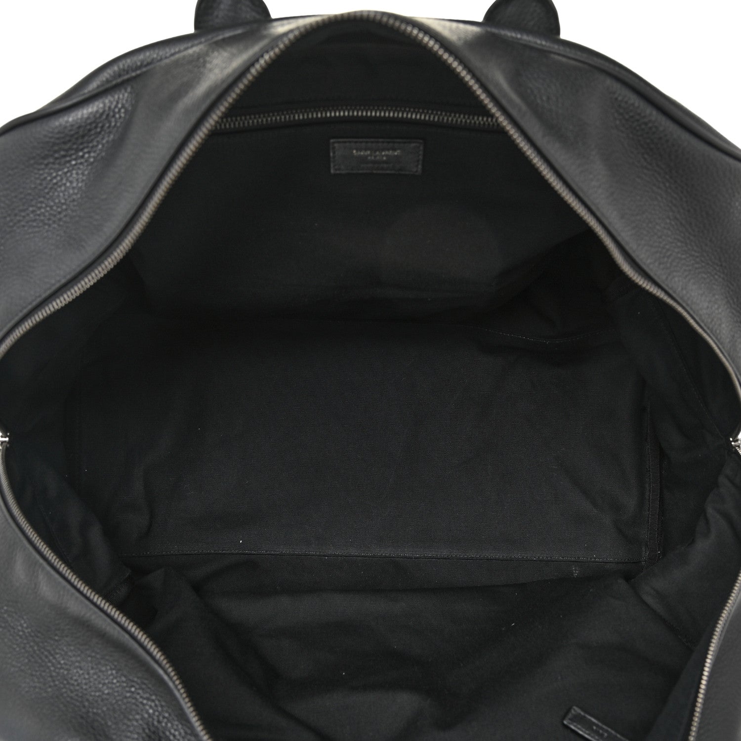 Saint Laurent Grained Calfskin Classic Duffle Black 4 of 10
